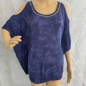 Guess Women’s Blouse with Gem Stones Size Medium